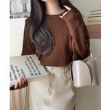 着映えトップス。シンプルサマーリブニット（半袖） | Classical Elf  | 詳細画像71 