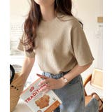 着映えトップス。シンプルサマーリブニット（半袖） | Classical Elf  | 詳細画像83 