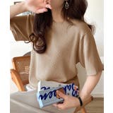 着映えトップス。シンプルサマーリブニット（半袖） | Classical Elf  | 詳細画像90 