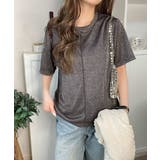 光を纏う。センターメロウシアーラメ半袖Tシャツ | Classical Elf  | 詳細画像11 