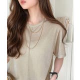 光を纏う。センターメロウシアーラメ半袖Tシャツ | Classical Elf  | 詳細画像25 