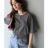 光を纏う。センターメロウシアーラメ半袖Tシャツ | Classical Elf  | 詳細画像1 