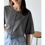 光を纏う。センターメロウシアーラメ半袖Tシャツ | Classical Elf  | 詳細画像3 