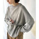 さらり抜け感ある着こなしが叶う。胸刺繍サムホール付きシンプルニット | Classical Elf  | 詳細画像10 