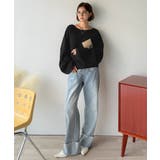 立体スリーブで叶える、こなれシルエット。コクーンスリーブシンプルプルオーバーニッ… | Classical Elf  | 詳細画像8 