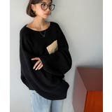 立体スリーブで叶える、こなれシルエット。コクーンスリーブシンプルプルオーバーニッ… | Classical Elf  | 詳細画像10 