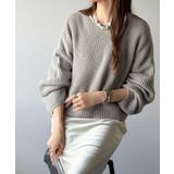 立体スリーブで叶える、こなれシルエット。コクーンスリーブシンプルプルオーバーニッ… | Classical Elf  | 詳細画像17 