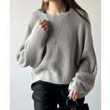 立体スリーブで叶える、こなれシルエット。コクーンスリーブシンプルプルオーバーニッ… | Classical Elf  | 詳細画像21 