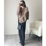 立体スリーブで叶える、こなれシルエット。コクーンスリーブシンプルプルオーバーニッ… | Classical Elf  | 詳細画像31 