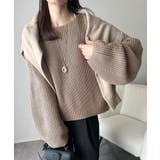 立体スリーブで叶える、こなれシルエット。コクーンスリーブシンプルプルオーバーニッ… | Classical Elf  | 詳細画像33 