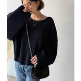 立体スリーブで叶える、こなれシルエット。コクーンスリーブシンプルプルオーバーニッ… | Classical Elf  | 詳細画像37 