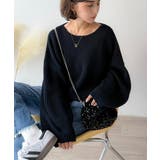 立体スリーブで叶える、こなれシルエット。コクーンスリーブシンプルプルオーバーニッ… | Classical Elf  | 詳細画像40 