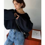 立体スリーブで叶える、こなれシルエット。コクーンスリーブシンプルプルオーバーニッ… | Classical Elf  | 詳細画像41 