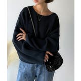 立体スリーブで叶える、こなれシルエット。コクーンスリーブシンプルプルオーバーニッ… | Classical Elf  | 詳細画像42 