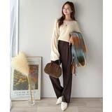 立体スリーブで叶える、こなれシルエット。コクーンスリーブシンプルプルオーバーニッ… | Classical Elf  | 詳細画像3 