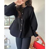 着るだけでメリハリ美人♪シーンで選べる2way仕様。2wayペプラムニットカーデ… | Classical Elf  | 詳細画像15 