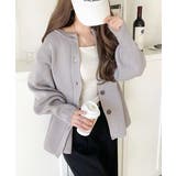 着るだけでメリハリ美人♪シーンで選べる2way仕様。2wayペプラムニットカーデ… | Classical Elf  | 詳細画像18 