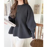 着るだけでメリハリ美人♪シーンで選べる2way仕様。2wayペプラムニットカーデ… | Classical Elf  | 詳細画像28 