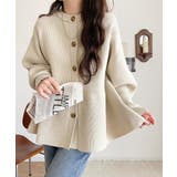 着るだけでメリハリ美人♪シーンで選べる2way仕様。2wayペプラムニットカーデ… | Classical Elf  | 詳細画像2 