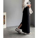 スリット位置自由自在。マルチWAYニットナロースカート（ロング丈） | Classical Elf  | 詳細画像7 