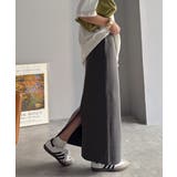 スリット位置自由自在。マルチWAYニットナロースカート（ロング丈） | Classical Elf  | 詳細画像15 