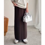 スリット位置自由自在。マルチWAYニットナロースカート（ロング丈） | Classical Elf  | 詳細画像24 