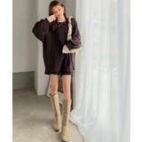 後ろ姿まで抜け感UP♪ケーブル編みバックデザイン×ルース片畦ビッグラグランニット… | Classical Elf | 詳細画像11