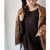 後ろ姿まで抜け感UP♪ケーブル編みバックデザイン×ルース片畦ビッグラグランニット… | Classical Elf | 詳細画像20