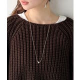 後ろ姿まで抜け感UP♪ケーブル編みバックデザイン×ルース片畦ビッグラグランニット… | Classical Elf | 詳細画像40