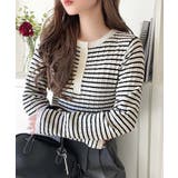 もっちり柔らかな風合い。ミニケーブル編みヘンリーネックニット（長袖） | Classical Elf  | 詳細画像9 