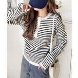 もっちり柔らかな風合い。ミニケーブル編みヘンリーネックニット（長袖） | Classical Elf  | 詳細画像14 