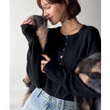 もっちり柔らかな風合い。ミニケーブル編みヘンリーネックニット（長袖） | Classical Elf  | 詳細画像15 