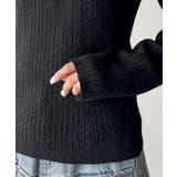 もっちり柔らかな風合い。ミニケーブル編みヘンリーネックニット（長袖） | Classical Elf  | 詳細画像35 