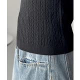 もっちり柔らかな風合い。ミニケーブル編みヘンリーネックニット（長袖） | Classical Elf  | 詳細画像36 