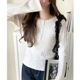 もっちり柔らかな風合い。ミニケーブル編みヘンリーネックニット（長袖） | Classical Elf  | 詳細画像1 