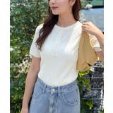 シンプルな心地よさ。半袖ヘンリーミニケーブルニット(半袖) | Classical Elf | 詳細画像8