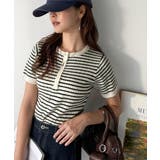 シンプルな心地よさ。半袖ヘンリーミニケーブルニット(半袖) | Classical Elf | 詳細画像9