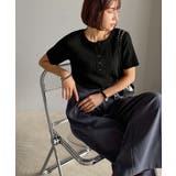 シンプルな心地よさ。半袖ヘンリーミニケーブルニット(半袖) | Classical Elf | 詳細画像16