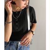 シンプルな心地よさ。半袖ヘンリーミニケーブルニット(半袖) | Classical Elf | 詳細画像19