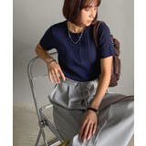 シンプルな心地よさ。半袖ヘンリーミニケーブルニット(半袖) | Classical Elf | 詳細画像25