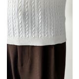 シンプルな心地よさ。半袖ヘンリーミニケーブルニット(半袖) | Classical Elf | 詳細画像31