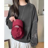 袖に遊び心を忍ばせたラク可愛い一枚♪袖ネコ刺繍裏起毛PO | Classical Elf | 詳細画像11