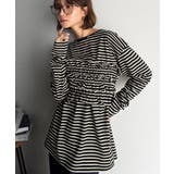 甘すぎない大人なフェミニン◎フリルビスチェベルトセットカットソートップス（長袖） | Classical Elf  | 詳細画像30 