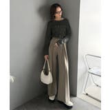 甘すぎない大人なフェミニン◎フリルビスチェベルトセットカットソートップス | Classical Elf | 詳細画像35