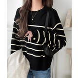 ゆったりなのに上品でキチンと見え。ミラノリブ袖先ゴールドボタンプルオーバー | Classical Elf  | 詳細画像26 