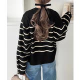 ゆったりなのに上品でキチンと見え。ミラノリブ袖先ゴールドボタンプルオーバー | Classical Elf  | 詳細画像29 