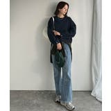 ゆったりなのに上品でキチンと見え。ミラノリブ袖先ゴールドボタンプルオーバー | Classical Elf  | 詳細画像44 