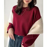 ゆったりなのに上品でキチンと見え。ミラノリブ袖先ゴールドボタンプルオーバー | Classical Elf  | 詳細画像50 