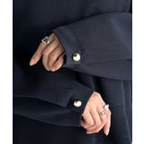 ゆったりなのに上品でキチンと見え。ミラノリブ袖先ゴールドボタンプルオーバー | Classical Elf  | 詳細画像51 