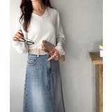 デコルテ美人。着映えVネックシンプルリブニット(長袖) | Classical Elf | 詳細画像13